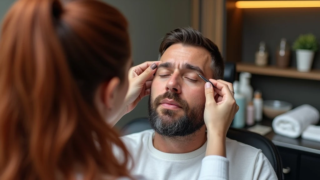 Courage Deluxe Beautystudio Wimpernverlängerung Augenbrauen Mann 2024