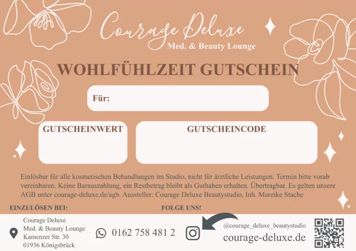 Geschenkgutschein Blüte
