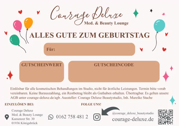 Geschenkgutschein Geburtstag